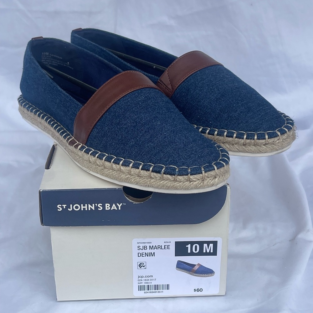 Saint Johns Bay Marlee Denim women’s Flat